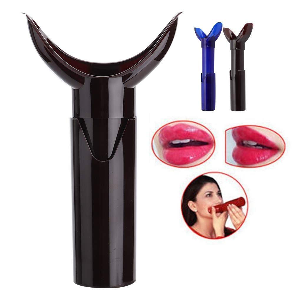 Lip Plumper Suction Tool – Portable Manual Lip Enhancer for Gorgeous Delicate Lips – Dark Red Color – Eco-Friendly Materials