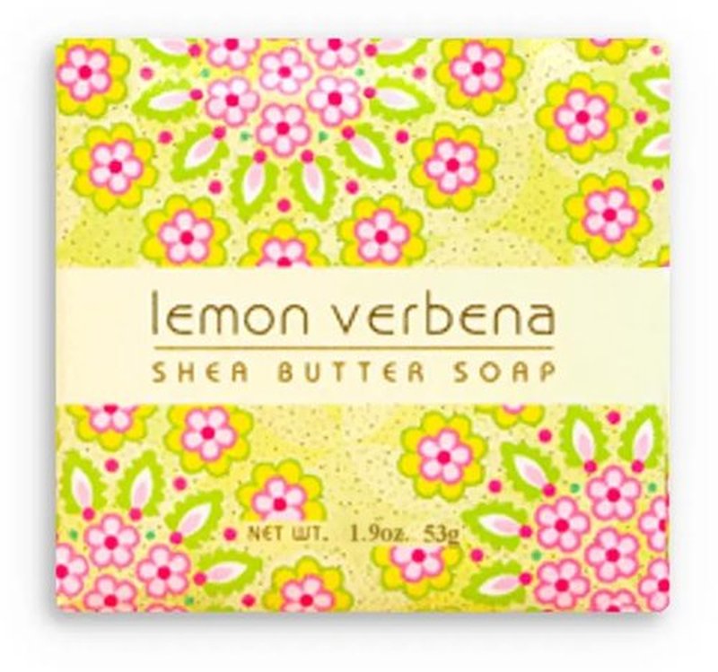 Greenwich Bay Lemon Verbena Scented Bar Soaps - 12 Pack of Mini 1.9 oz. Botanical Scented Bars - Perfect for Guest Bath, Airbnb, Salon, Spa, Hotel - Elegant Wrappers