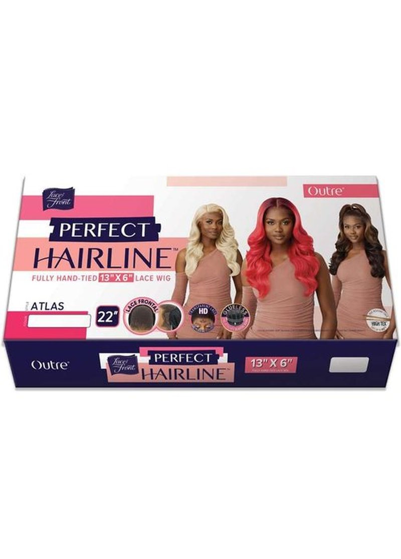 Outre Lace Front Wig - Perfect Hair Line 13X6 - Atlas (3DR4/CHESTNUT OMBRE)