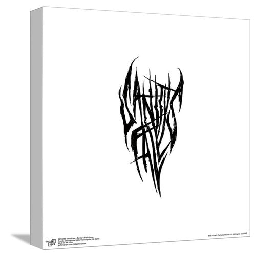 Trends International Gallery Pops Sally Face - Sanity's Falls Logo Canvas Wall Art Wall Poster, 12.00" x 12.00", Stretched Canvas