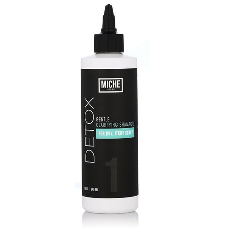 Miche Beauty Detox Shampoo - Sulfate-Free Anti-Dandruff Cleanser for All Hair Types | 8oz Moisturizing Formula