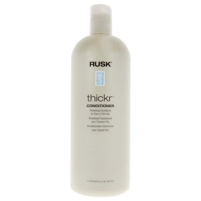 RUSK Thicker Thickening Conditioner - Strengthen Fine Hair for Full-Bodied Appearance | 33.8 oz