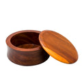 Danweix Wooden Shaving Bowl, Shaving Soap & Cream Bowl for Men Classic Style Easy to Lather Fits Wet Shaving (4#)