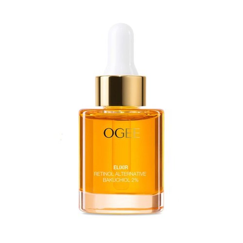 Ogee Natural Retinol Bakuchiol Serum - Organic 2% Elixir for Wrinkles & Fine Lines