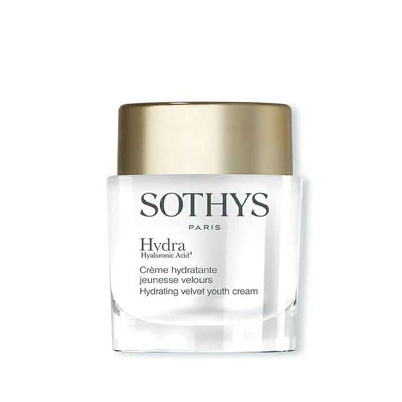 SOTHYS Hydrating Velvet Youth Cream - Face Moisturizer with Hyaluronic Acid for Plump Skin | Normal to Dry Skin