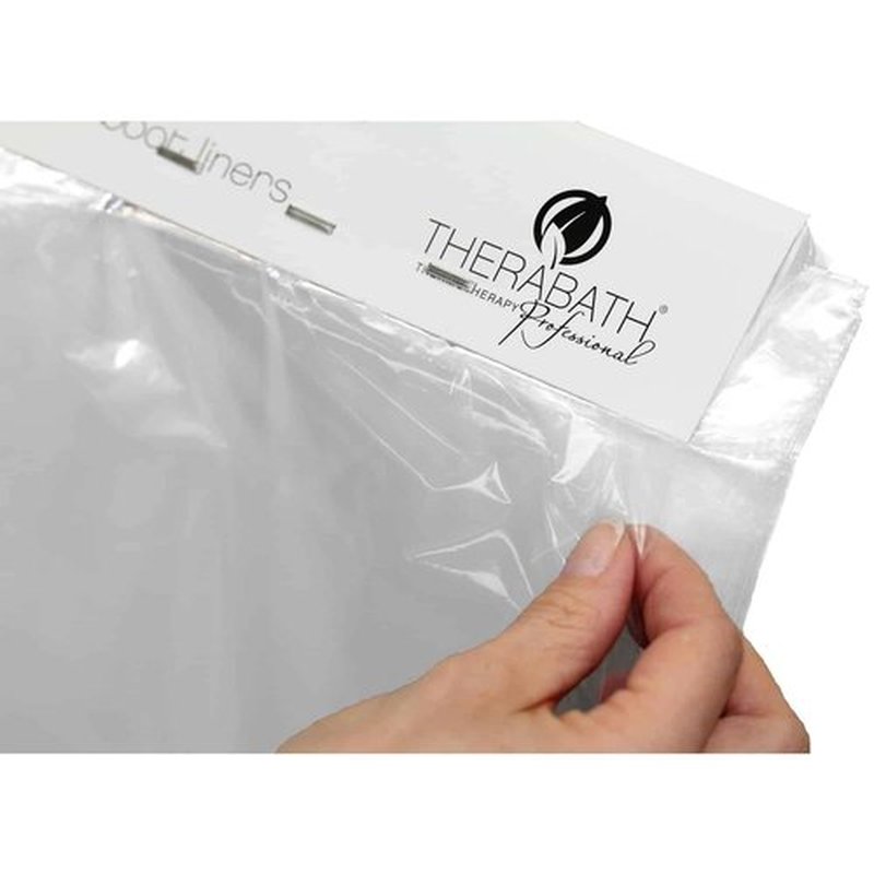 Therabath Disposable Mitt and Boot Liners, for Arthritis and Skin Therapy, Paraffin Wax Liners for Hands and Feet, Use with Insulated Mitts and Boots, for Home and Spa, Made in the USA, 100 Count