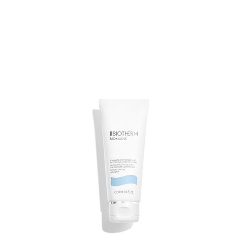 Biotherm Biomains Hand Cream - Age-Delaying Formula for Smooth, Youthful Hands | 3.4 Fl. Oz.