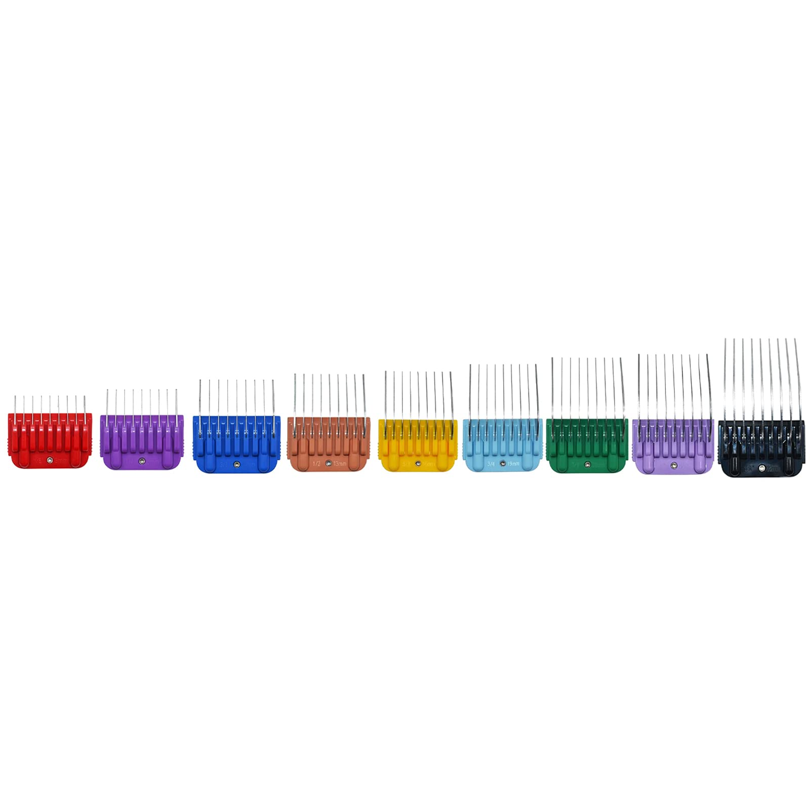 Dog Stainless Steel 9 Color Guide Comb for Andis,Oster A5,Wahl dog clipper