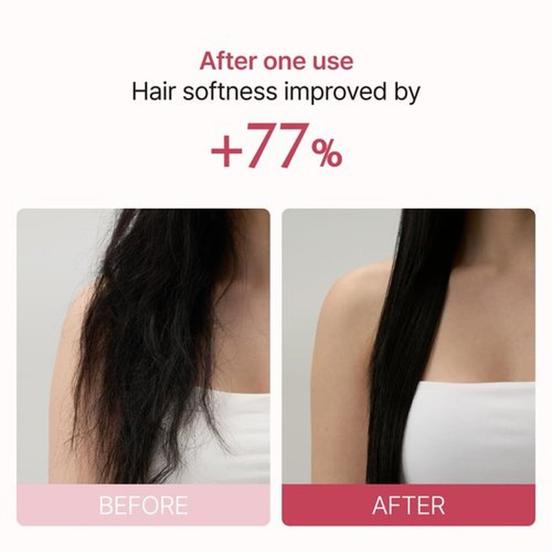 lilyeve REPAIRTURN Gelato Hair Pack, Milk, Egg & Protein for Hair Repair, Hair Mask for Split End Smoothing, Damaged Hair Treatment, Boost Hair Elasticity - Korean Hair Care, Bouncy Berry 6.76 fl.oz