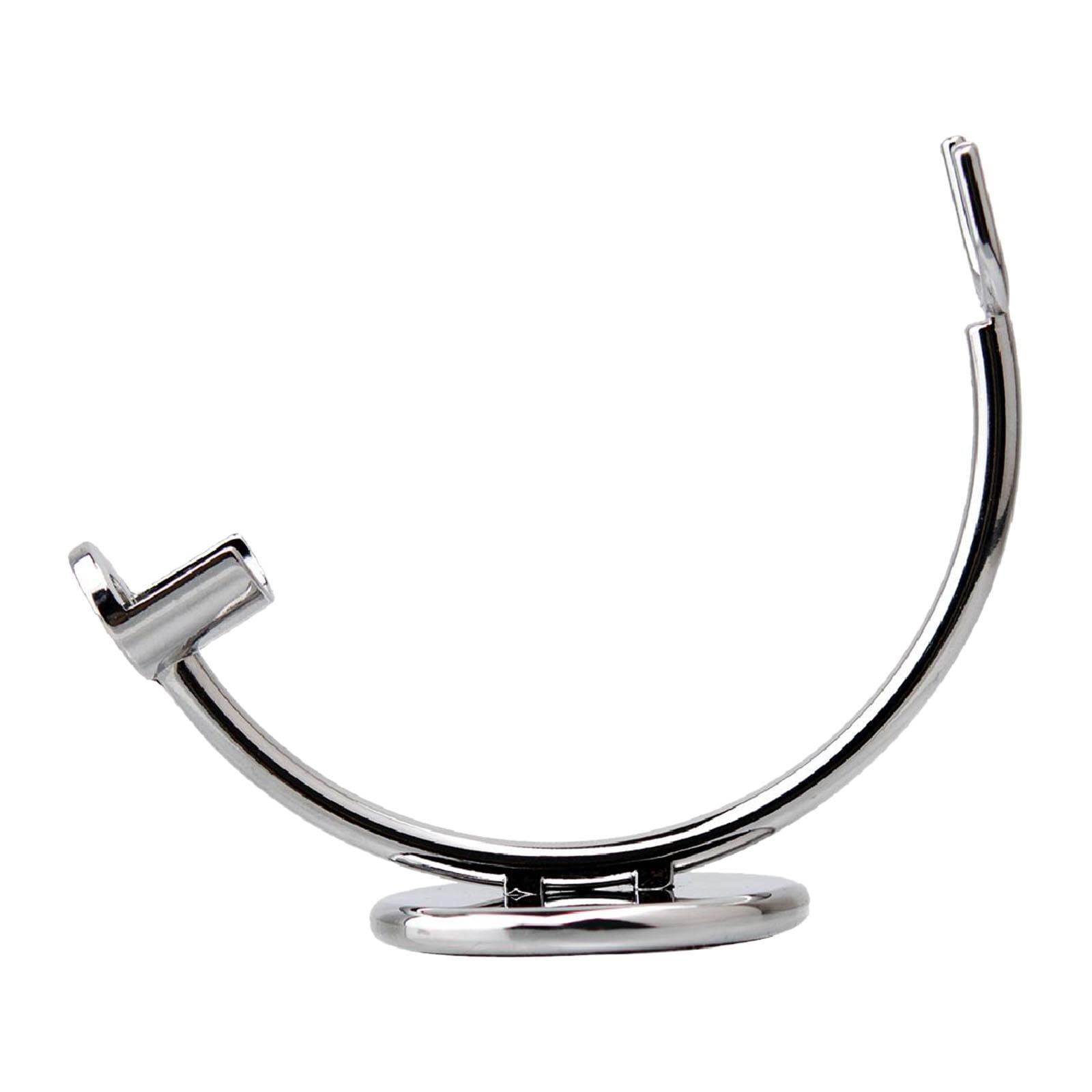 Straight Razor Stand Curved Stand Rack Shaving Stand Razor Holder Polished Finishing for Most Standard Sized Straight Organizer