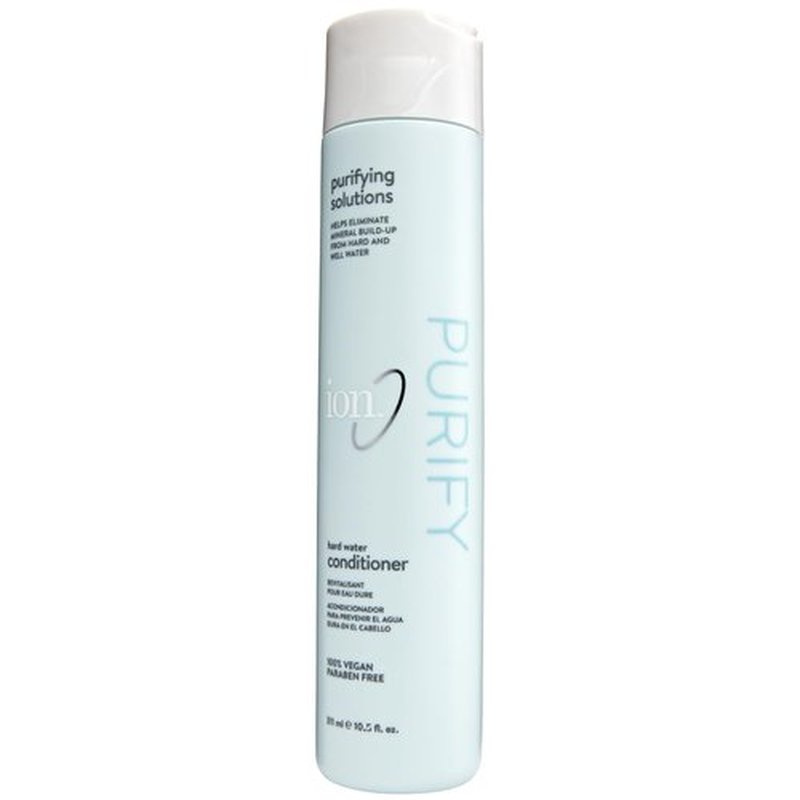 Ion Hard Water Conditioner - Lightweight Formula That Prevents Build-Up & Adds Shine | Vegan