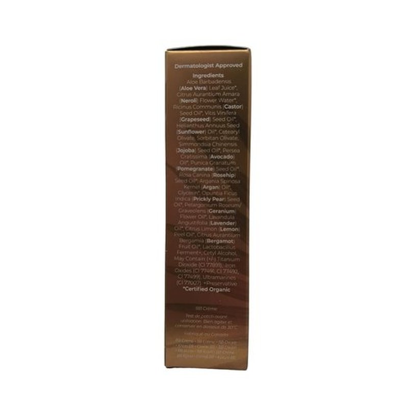 INIKA Organic BB Cream Foundation - Vegan Hydrating Makeup with Prickly Pear & Jojoba Oil | Lightweight Glow, Beige, 1 fl oz