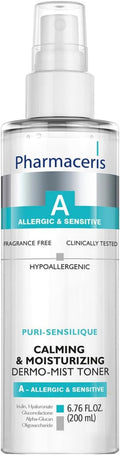 Pharmaceris PURI-SENSILIQUE Calming Dermo-Mist Toner - Hydrating Facial Mist for Sensitive Skin, 6.76 fl oz