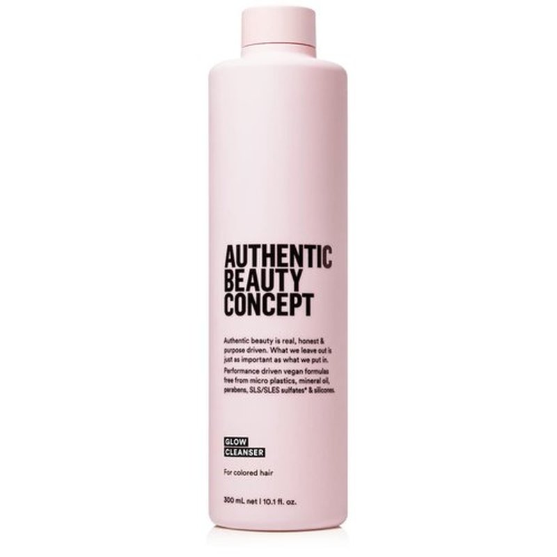 Authentic Beauty Concept Glow Cleanser - Preserves Color & Seals Cuticle for Color-Treated Hair | Vegan, Sulfate-Free