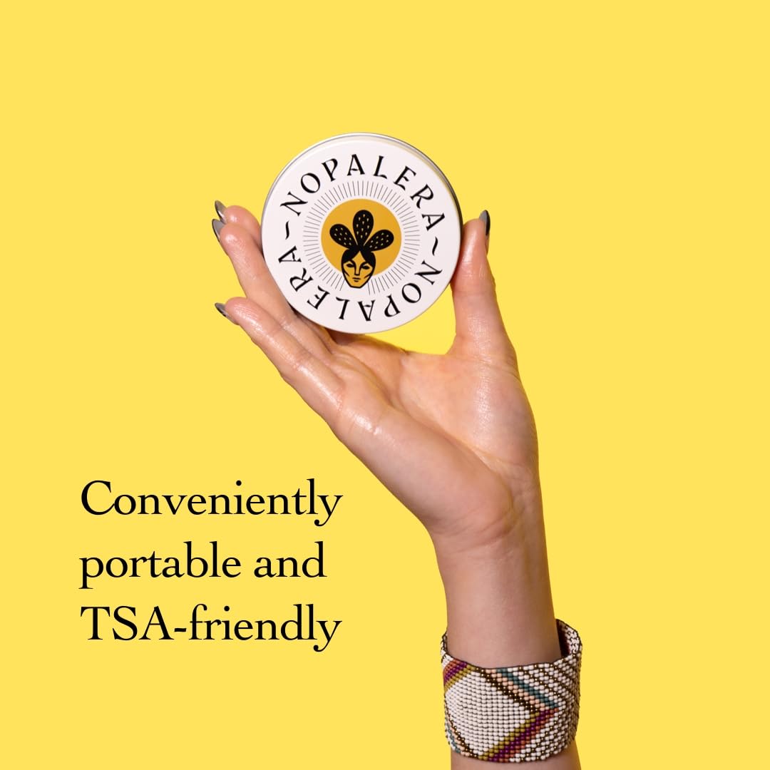 Nopalera Botanical Lotion Bar - Plant-Based Cactus Moisturizer with Prickly Pear Oil & Tangerine Oil, Deeply Moisturizing, Vegan, Natural Citrus Fragrance, 2.2 oz.