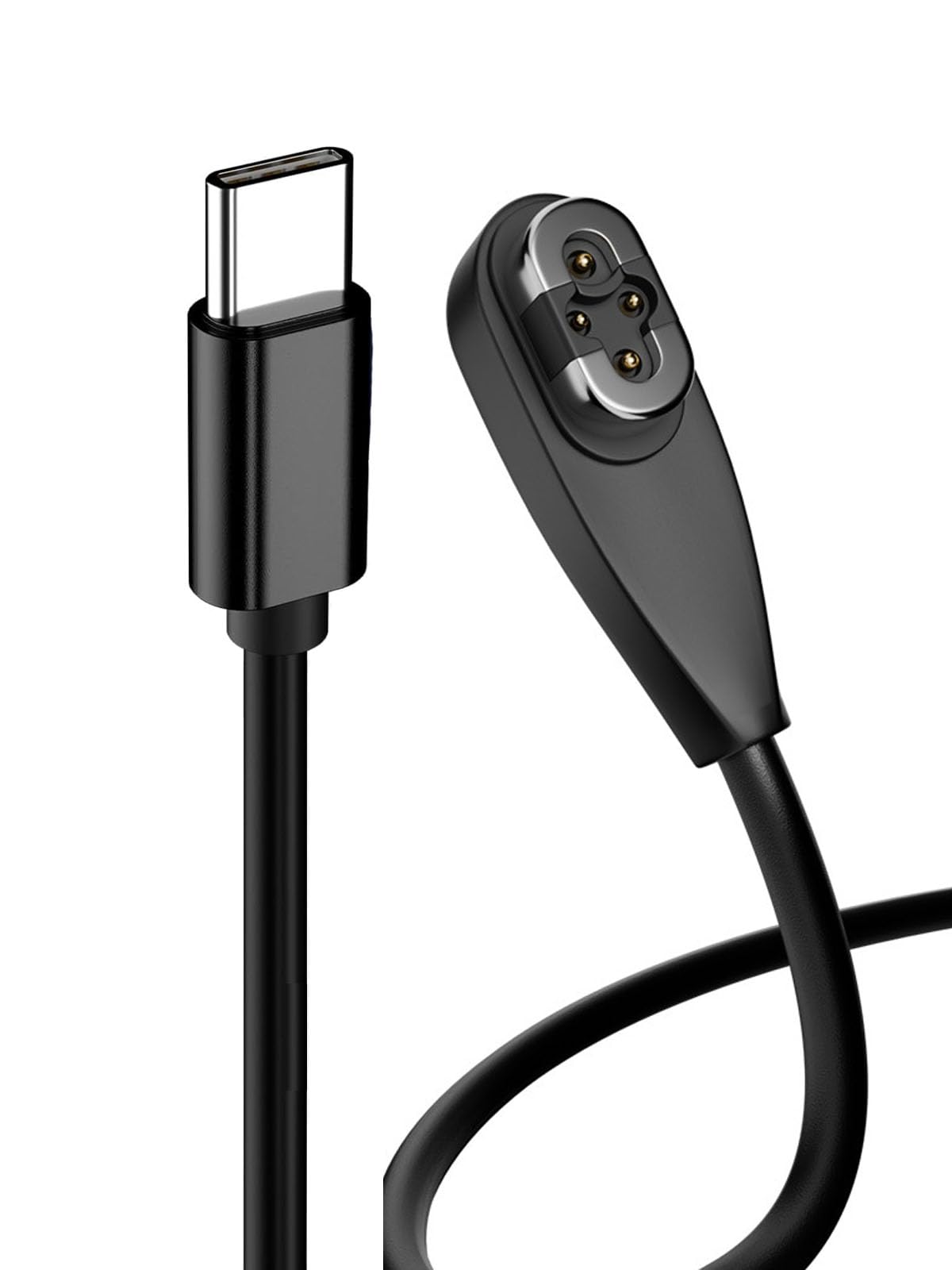 gudxfj USB C to Shokz S710 Cable Compatible with Shokz OpenSwim Pro S710 Bone Sound Conduction Headphones Charging Cable Type-c to 4Pin Magnetic Charger Cord Black 1 Pack 3.3ft