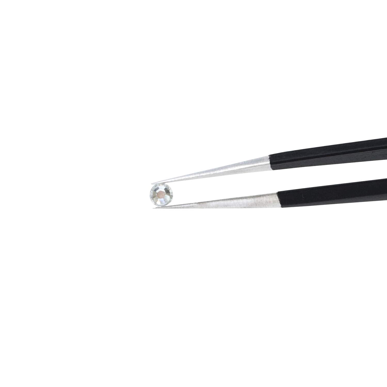 ENGINNER PTZ-61 Fine Tipped Black-Coated ESD Safe Tweezer