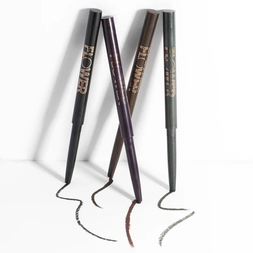 FLOWER BEAUTY By Drew Barrymore Forever Wear Long Wear Eyeliner - Creamy + Fade-Resistant - Pencil Tip + Smudge-Proof - Long-Lasting - Forever Brownstone