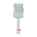 Mane Wets Get It On Hair Brush - Detangling Wet Brush for All Hair Types - Helps Evenly Distribute Styling & Treatment Products - Made with Bendable Bristles to Prevent Tugging or Pulling (1 Count)