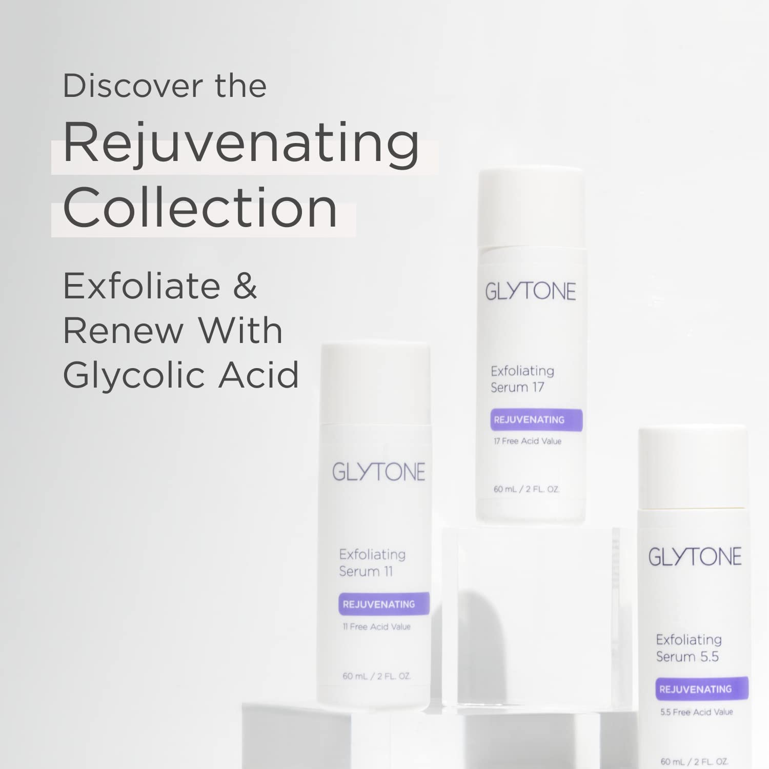 Glytone Exfoliating Serum with 11 Free Acid Value Glycolic Acid, Lightweight formula, Hydrating & Exfoliating Serum, 2 oz.