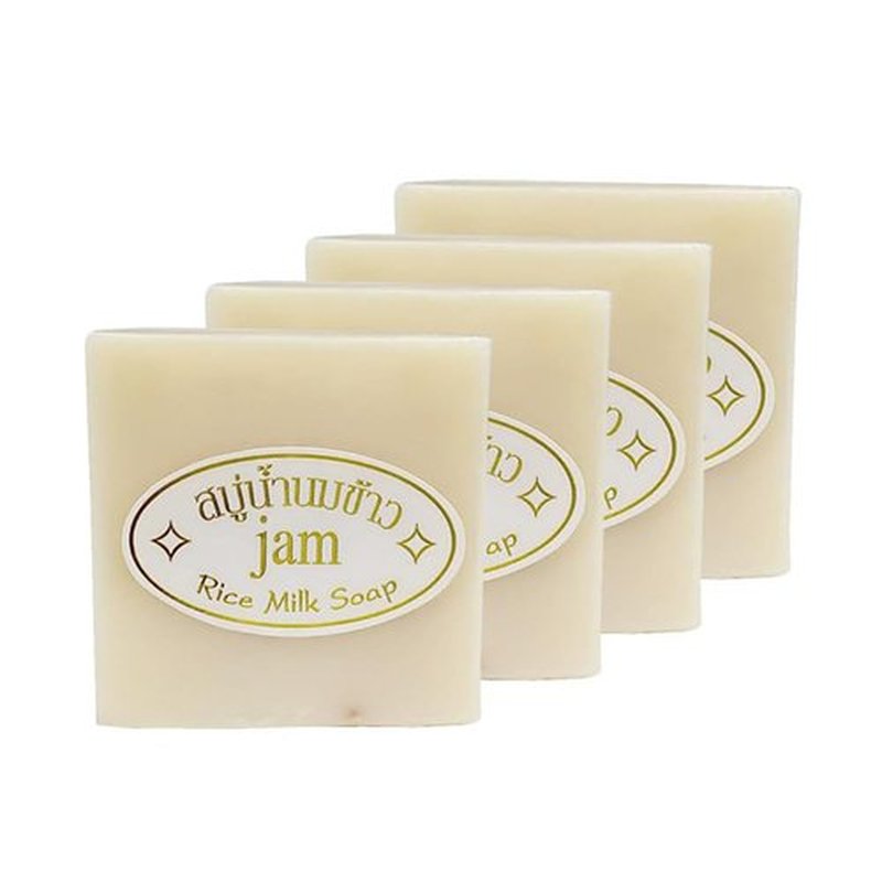 Maruomiki Thai Rice Soap 6 Pieces 13.76 oz Total Cleansing Facial Bath Soap Handmade Cold Craft Wedding Gift (6)