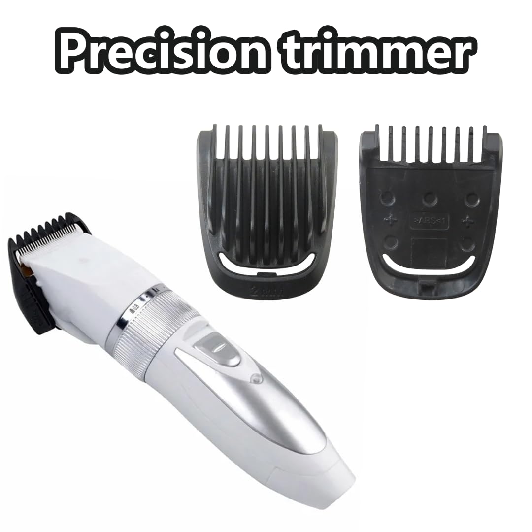 Latest Version Trimmer Replacement 1mm+2mm Beard Stubble Hair Guide Guard Comb for P-hilips N-orelco Multigroom MG3750 MG3760 MG5750 MG5760 MG7750 MG7770 MG7790 MG7791