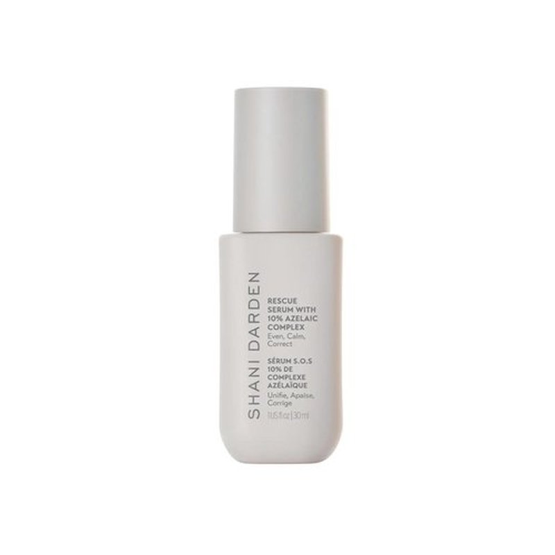 Shani Darden Rescue Serum with 10% Azelaic Complex, Lightweight Hydrating Azelaic Acid Serum for Face with Oat Kernel & Aloe Extracts, Helps Skin Redness & Acne, Non-Comedogenic, Vegan, 1 fl oz