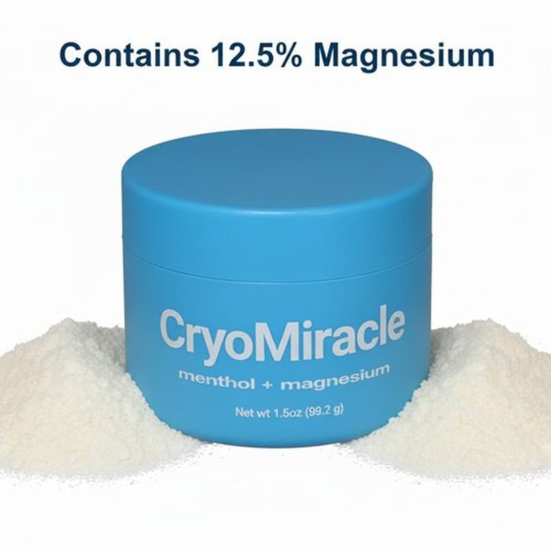 CryoMiracle Menthol + Magnesium Cream Cooling Relief