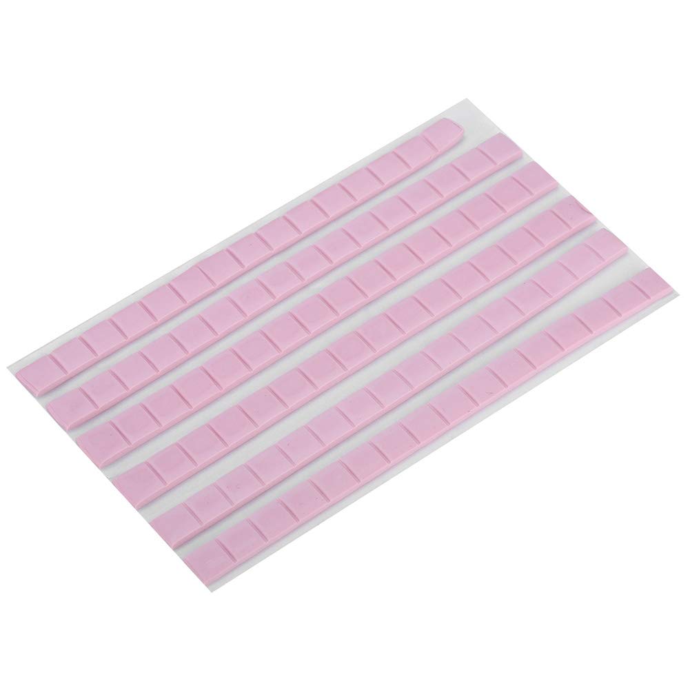 Manicure, Professional Reusable Nail False Nail Tips Sticky Adhesive Manicure Tool Pink