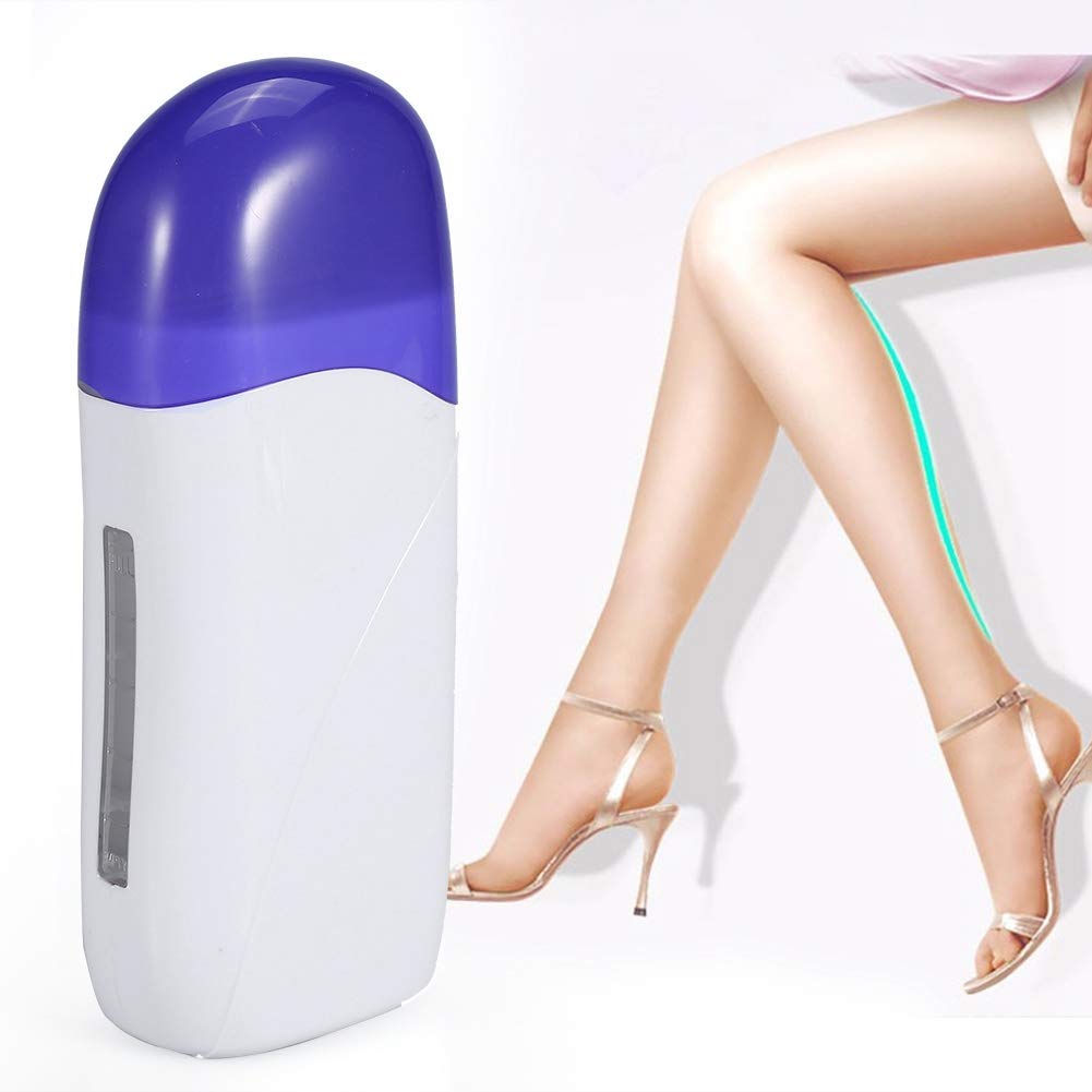 Sonew 3 Types Wax Warmer, Portable Cartridge Wax Depilatory Roller Heater, Hair Removal Machine for Body, Face, Armpits, Legs, Bikini Line, Unisex