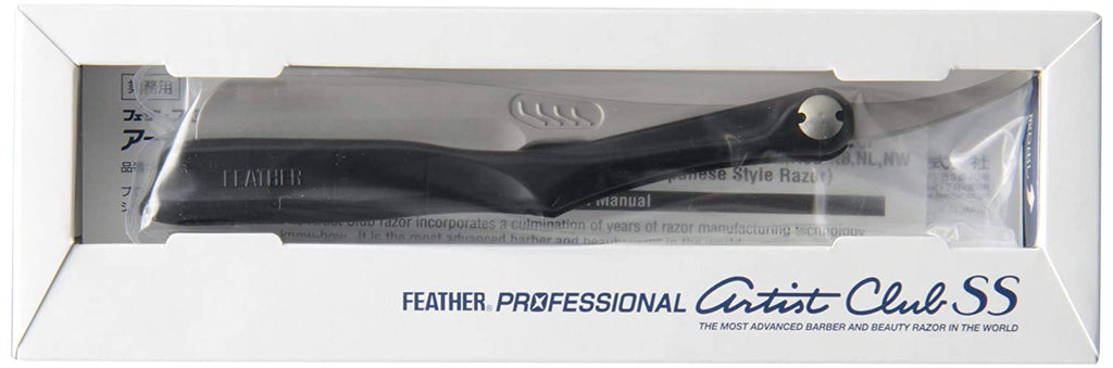 Feather Artist Club Black SS Folding Handle Razor