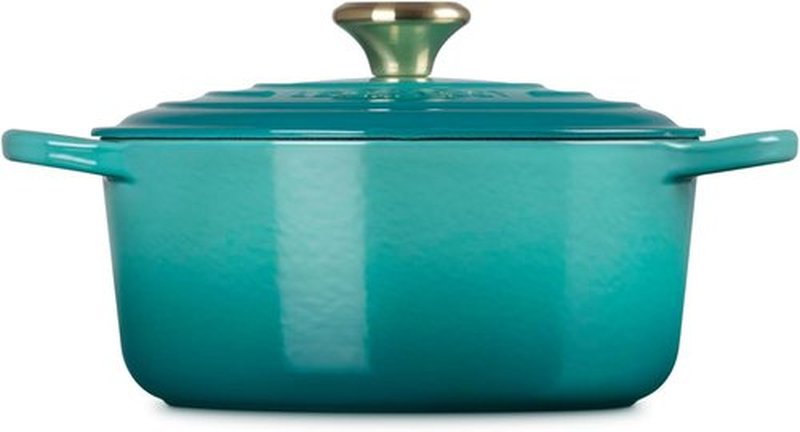 Le Creuset Enameled Cast Iron Dutch Oven - 4.5 Qt. | Riviera Color for Perfect Cooking