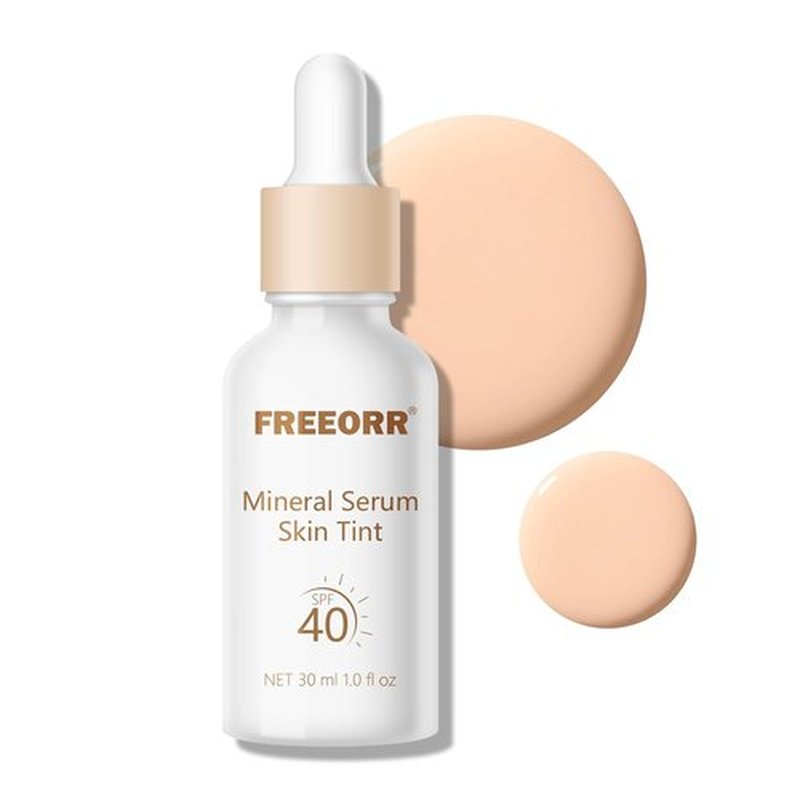 Skiennix Skin Tint SPF 40 - 24HR Tinted Mineral Sunscreen Serum Foundation | Classic Ivory, 1 Fl Oz