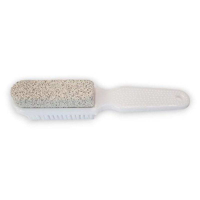 DreamCut Natural Bristle Foot Brush & Pumice Stone Combo