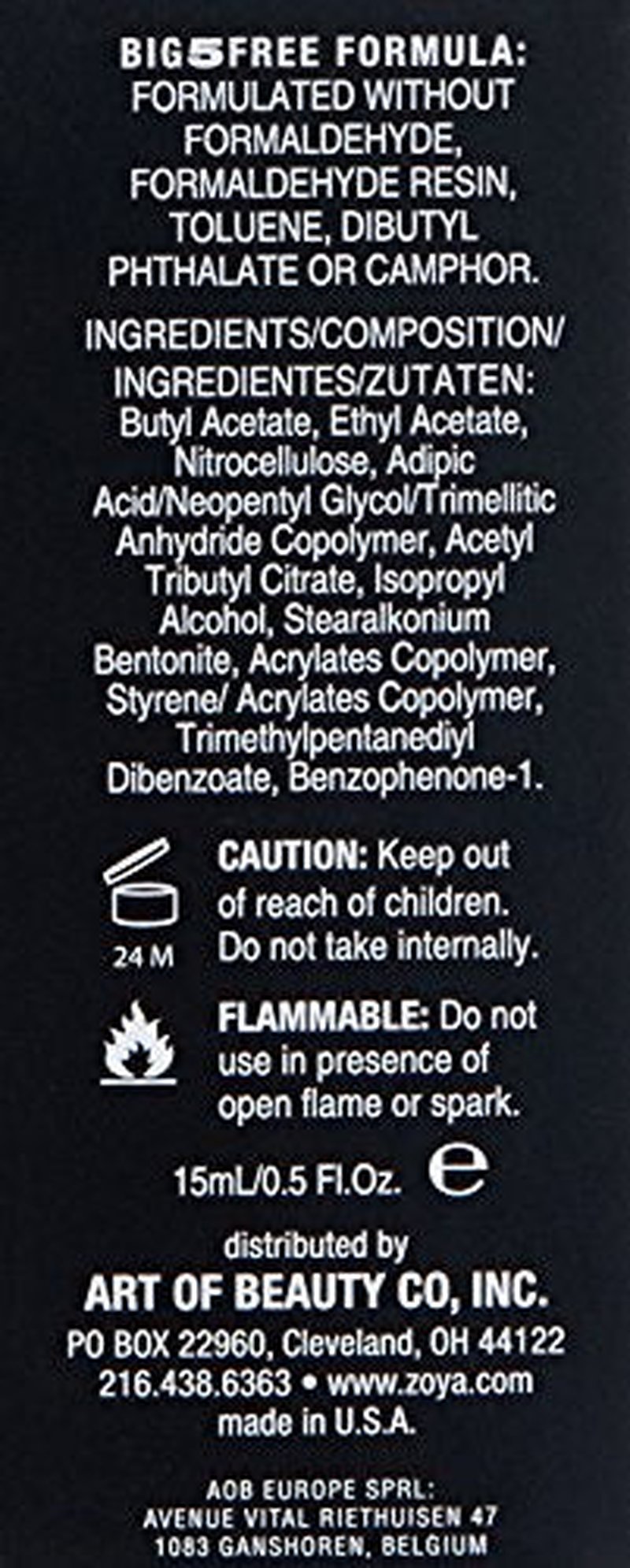 ZOYA Nail Polish, Scarlet , 0.5 Ounce