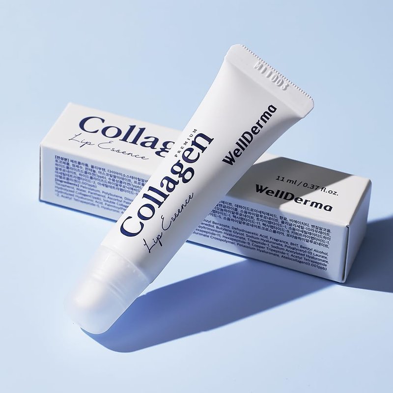 WELLDERMA Collagen Hydro Lip Essence - 2-Pack, 11mL Each | Smooth Glossy Finish with Collagen & Hyaluronic Complex