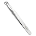 THRAU Nose Hair Trimmer for Men & Women, Stainless Steel Facial Hair Remover for Ear, Eyebrow and Beard, Round tip Trimming Tweezers, Body Grooming Kit