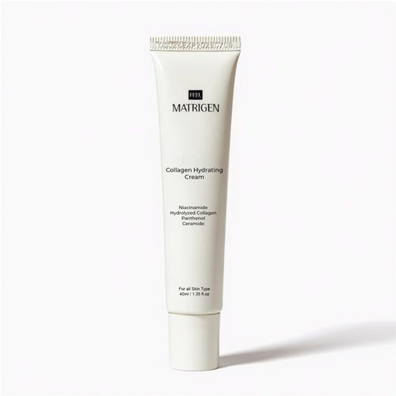 FEEL MATRIGEN Collagen Hydrating Cream with Niacinamide, Hydrolyzed Collagen, Panthenol & Ceramide – Deep Moisture, Skin Barrier Support, Firmness & Radiance, 1.35 fl. oz