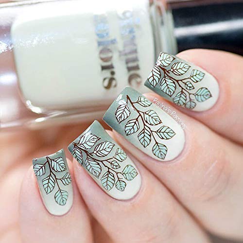 Whats Up Nails - Blossoming Stamping Plates 2 Pack (B037, B044) for Nail Art Design