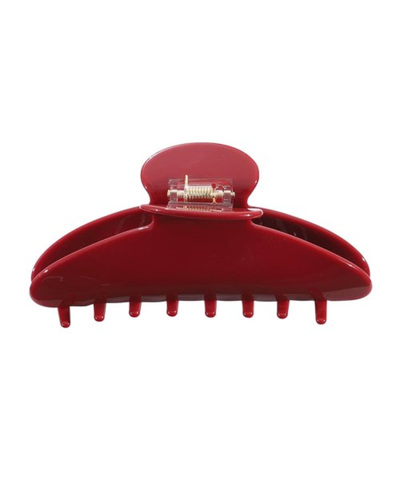HAIMEIKANG Large Acetate 4 Inch Hair Claw Clip for Women - French Style Hair Claws for Thick Hair with Non-Slip Teeth, Hair Accessories for Updos, Buns & Ponytails