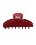 HAIMEIKANG Large Acetate 4 Inch Hair Claw Clip for Women - French Style Hair Claws for Thick Hair with Non-Slip Teeth, Hair Accessories for Updos, Buns & Ponytails