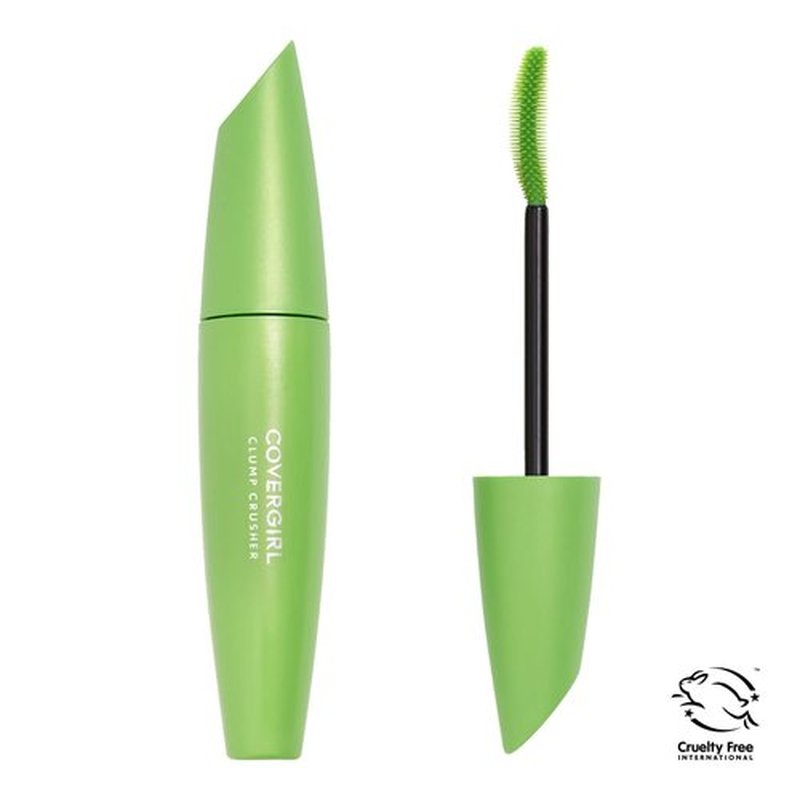 COVERGIRL Clump Crusher Waterproof Mascara, 20X More Volume, Double Sided Brush, Long-Lasting Wear - 800 Very Black Black Onyx (Pack of 2)