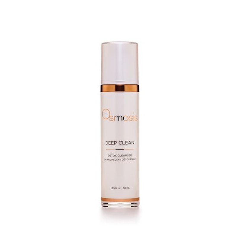 OSMOSIS DEEP CLEAN Detox Facial Cleanser, Face Wash with Coconut Oil for Oily, Blemish-Prone Skin, Gently Removes Impurities, 1.69 Fl Oz
