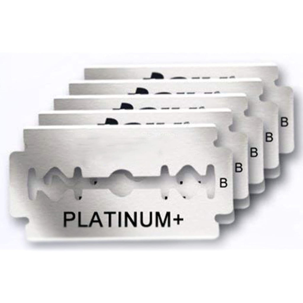 20 Pcs Double Edge Safety Razor Blades Replacement Old Fashion Men´s and Women's Safety Razor Stainless Steel Blades for Shaving