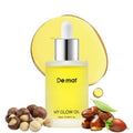 De:maf My Glow Oil – 100% Natural Face Oil for Sensitive & Oily Skin, Hydrating & Non-Comedogenic with Jojoba, Macadamia & Vitamin E – Lightweight Facial Oil for Dry Skin