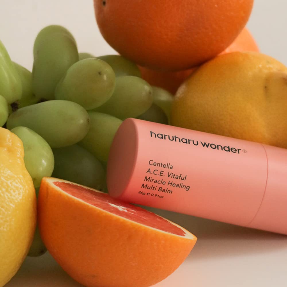 Haruharu Wonder Centella A.C.E. Vitaful Miracle Healing Multi Balm/Vegan, Cruelty-Free, EWG-Green