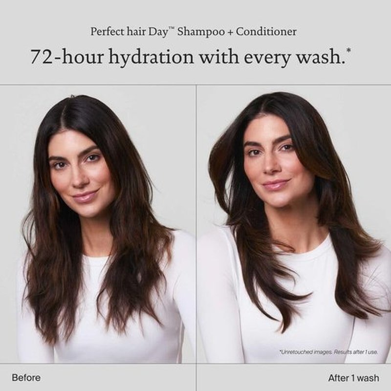 Living Proof Hydrated Hair Essentials Kit - Includes Travel Size Perfect hair Day Shampoo, Conditioner, 5-in-1 Styling and Dry Shampoo ($74 value)