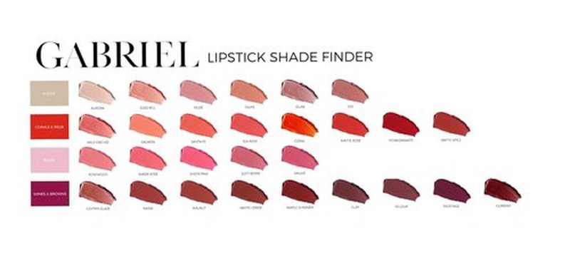 Gabriel Cosmetics Organic Lipstick - Natural Clay Shade for Vibrant, Long-Lasting Color