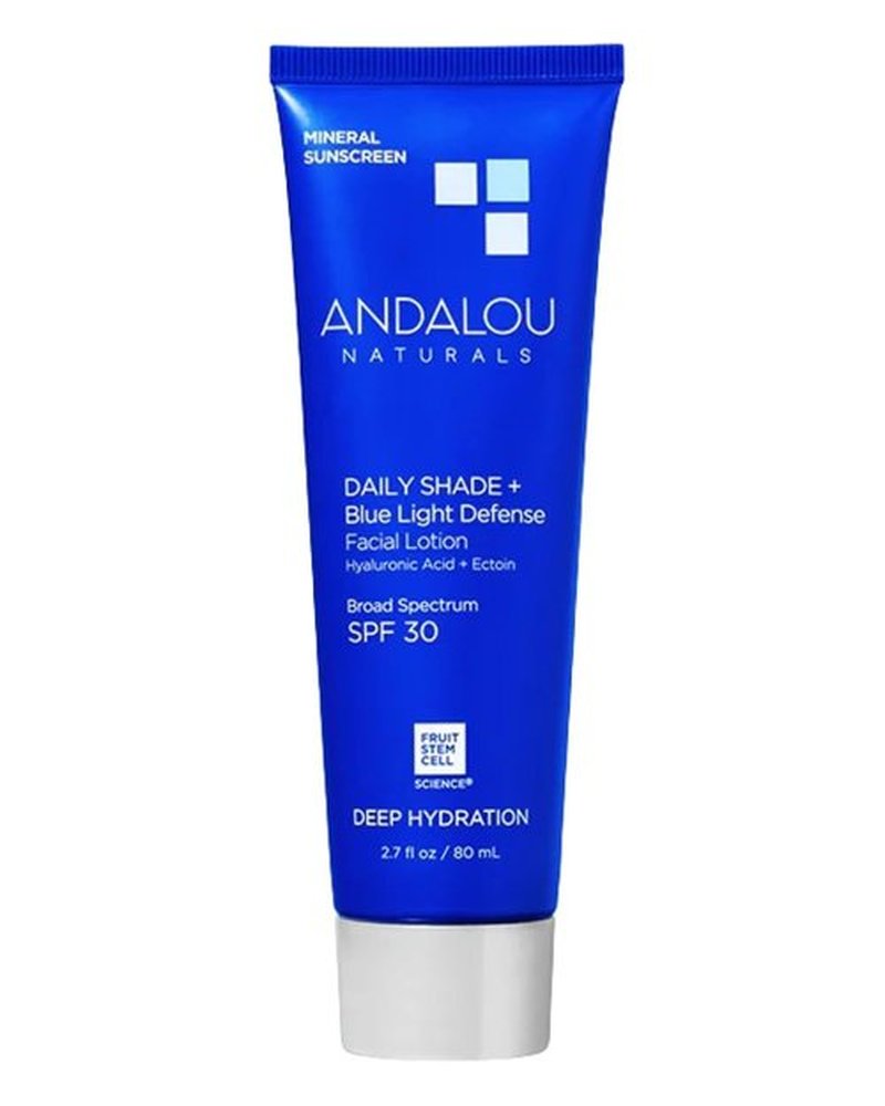 Andalou Naturals Clear Skin Sunscreen SPF 30 - Lightweight, Non-Greasy Facial Sunblock Lotion | 2.7 fl oz