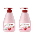 Kwailnara Strawberry Milk Body Wash & Lotion Set (19.75 Oz Each) – 2-Piece Korean Skincare Duo for Hydrated & Smooth Skin | Milk Protein, Royal Jelly & Exfoliating Strawberry Extract | Paraben-Free